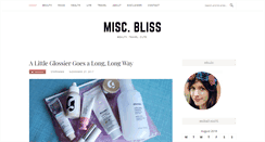 Desktop Screenshot of miscbliss.com